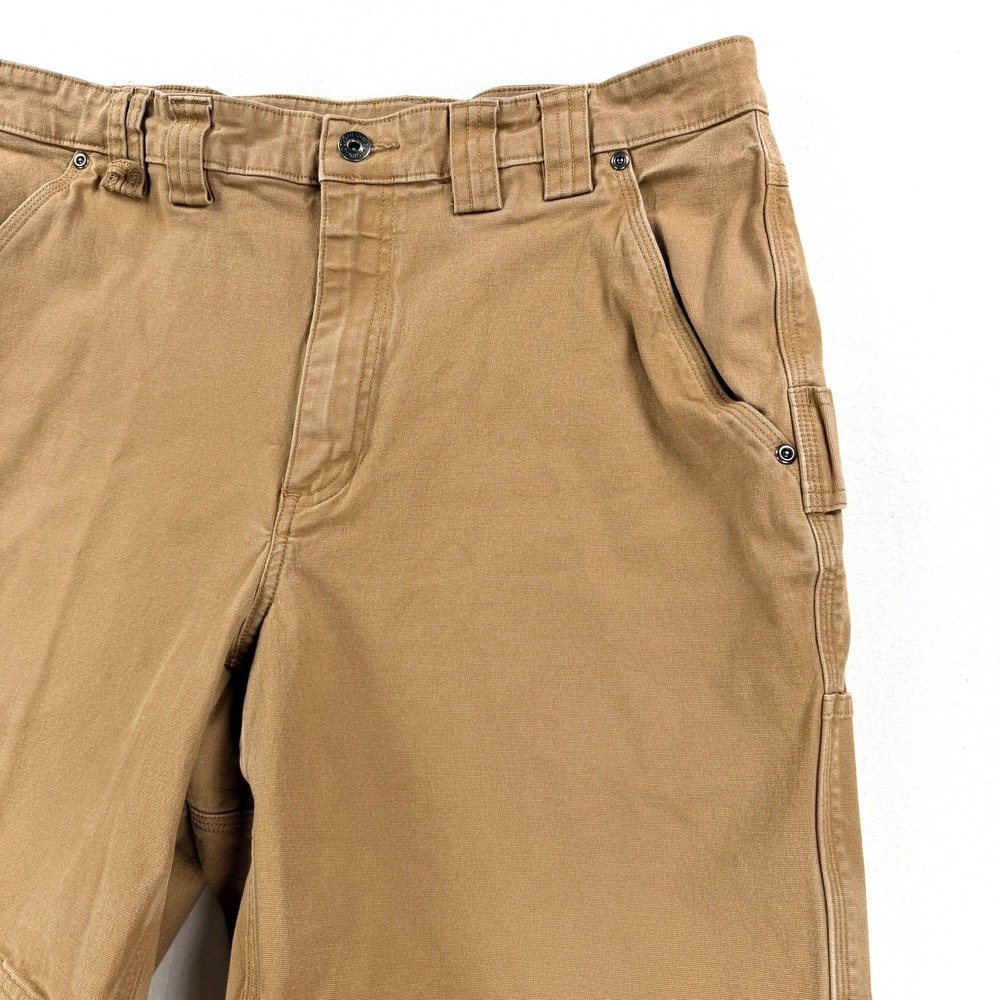 Mens Duluth Trading Flex Fire Hose Shorts Utility Workwear Brown Size 38 Canvas - Picture 4 of 10